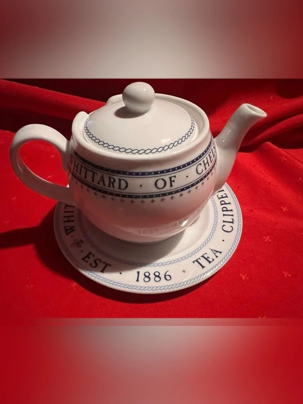 Vintage Teapot & Footed Cup In One